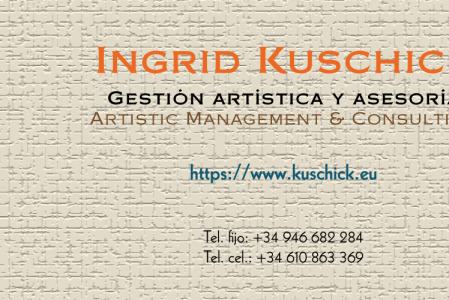 Contacto con nuestro agente artístico